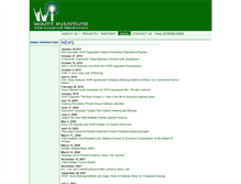 Tablet Screenshot of news.waittinstitute.org
